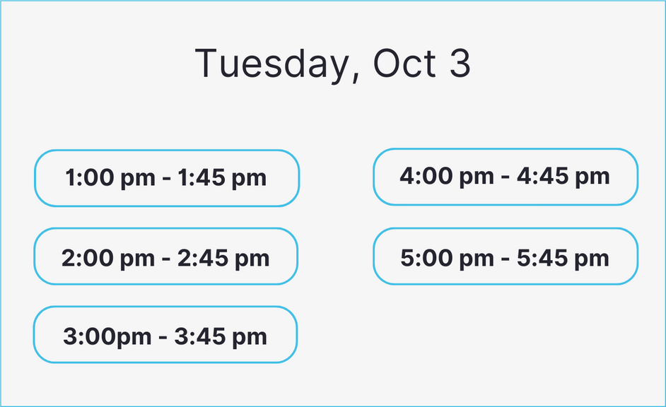 ShiftMate AI demonstration schedule for Tuesday